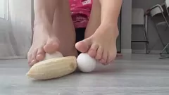 Redare Foot Fetish Crush: Bună dimineața și strângerea mingii