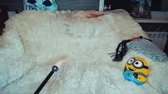 Play Sensual Slut in Cosplay Costume Fingering Her Pussy While Spanking Her Ass on Webcam