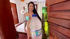 Play Latina Pornstar Drii Cordeiro Fucks and Gets Creampied in Lingerie
