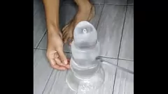 Reproduzir Enorme jogo anal de vibrador - diversão amadora